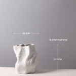Organic Textured Ceramic Vase - Image 2