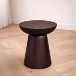 Dark Sculptural Side Table - Image 3
