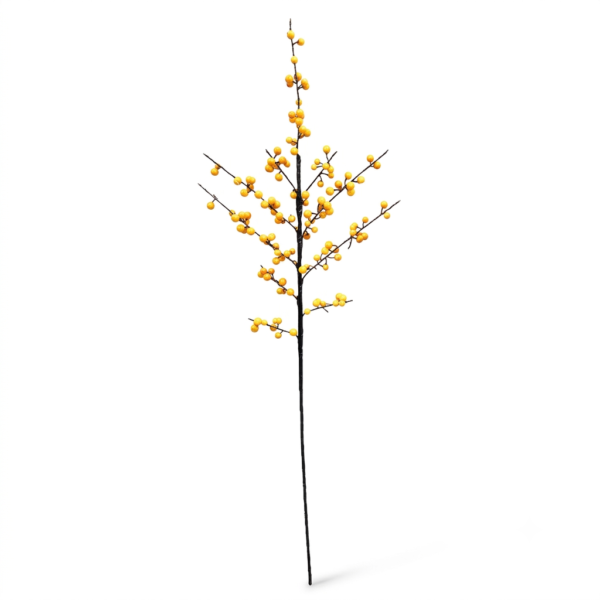 Artificial Berry Branch with realistic faux berries for modern home décor
