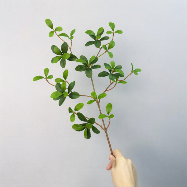 Artificial Greenery Branch with realistic faux foliage for modern home décor