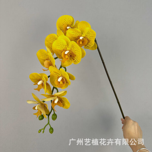 Artificial Phalaenopsis Orchid with realistic faux orchid blooms for elegant home décor