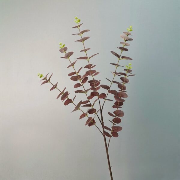 Artificial Eucalyptus Stem with realistic faux eucalyptus leaves for modern home décor