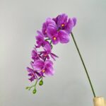 Artificial Phalaenopsis Orchid with realistic faux orchid blooms for elegant home décor