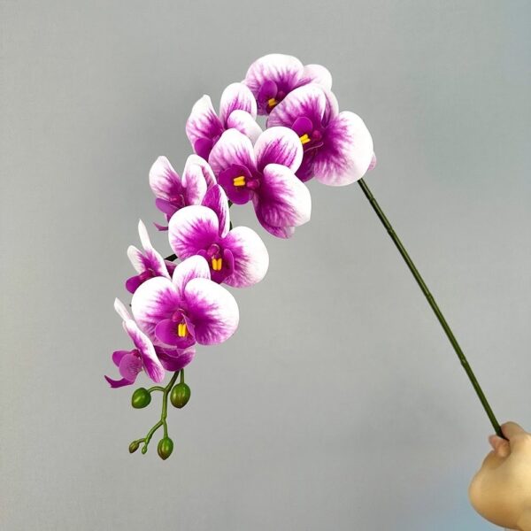 Artificial Phalaenopsis Orchid with realistic faux orchid blooms for elegant home décor