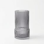 Ribbed Glass Tiered Vase | Coda - Image 3