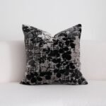 Black and Grey Leaf Cushion | Umbra